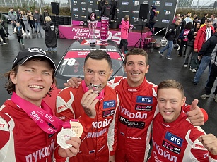 Второй в сезоне подиум ЛУКОЙЛ Рейсинг Дрифт Тим в RDS GP. И дебютный за команду для Данилы Скоробогатова